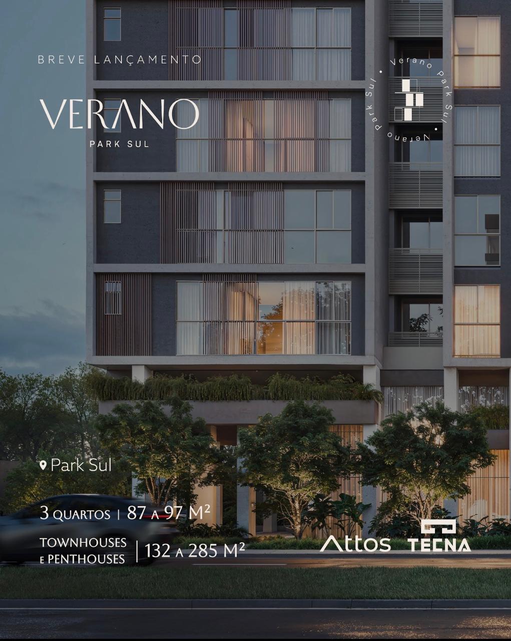 Apartamentos Tipos 3 Quartos 1 Suíte +2 Semi Suítes Park Sul